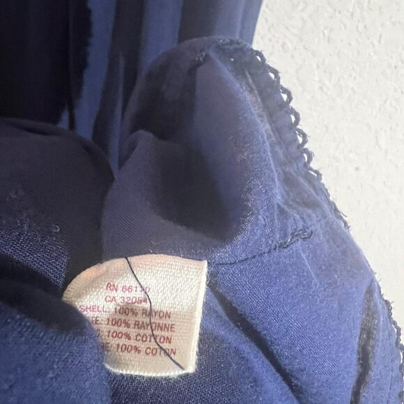 Antropologie Maeve Women's Cowl Neck Sleeveless Dress Size 12 Blue - Picture 6 of 8